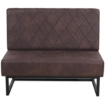 Horeca-Eetbank-Troje-Vintage-Microvezel-Bruin-V