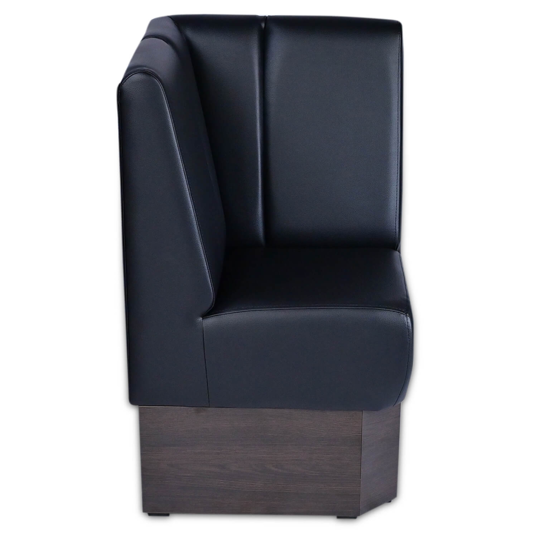 Horeca-Hoek-Eetbank-Rome-Kunstleer-Zwart