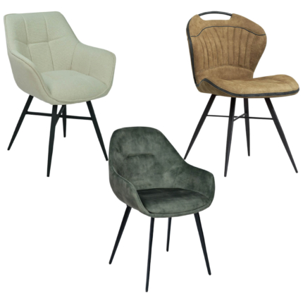 Hoofd-Categorie-Metaal-Stof-Stoelen