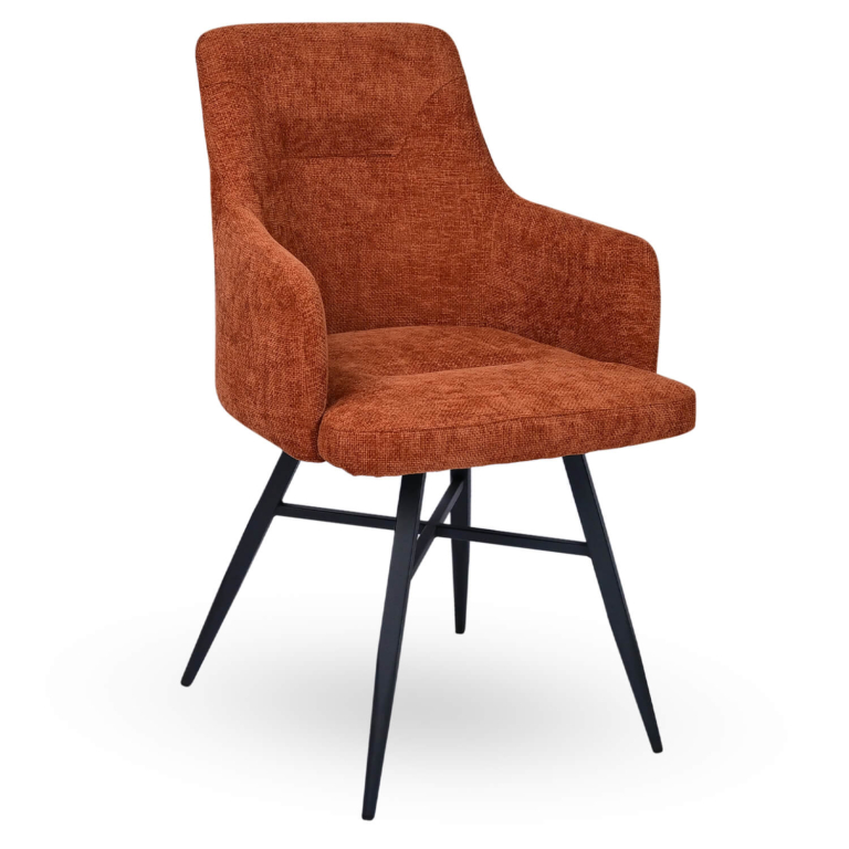 Horeca-Armstoel-AVRIL-Baksteen-Vintage-Stof