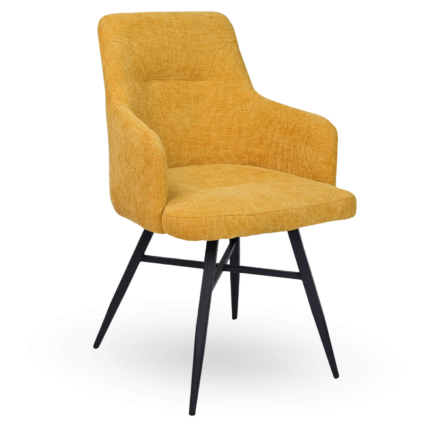 Horeca Armstoel - AVRIL - Oker Vintage Stof