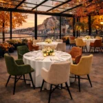 Horeca-Armstoel-AVRIL-creme-Stof