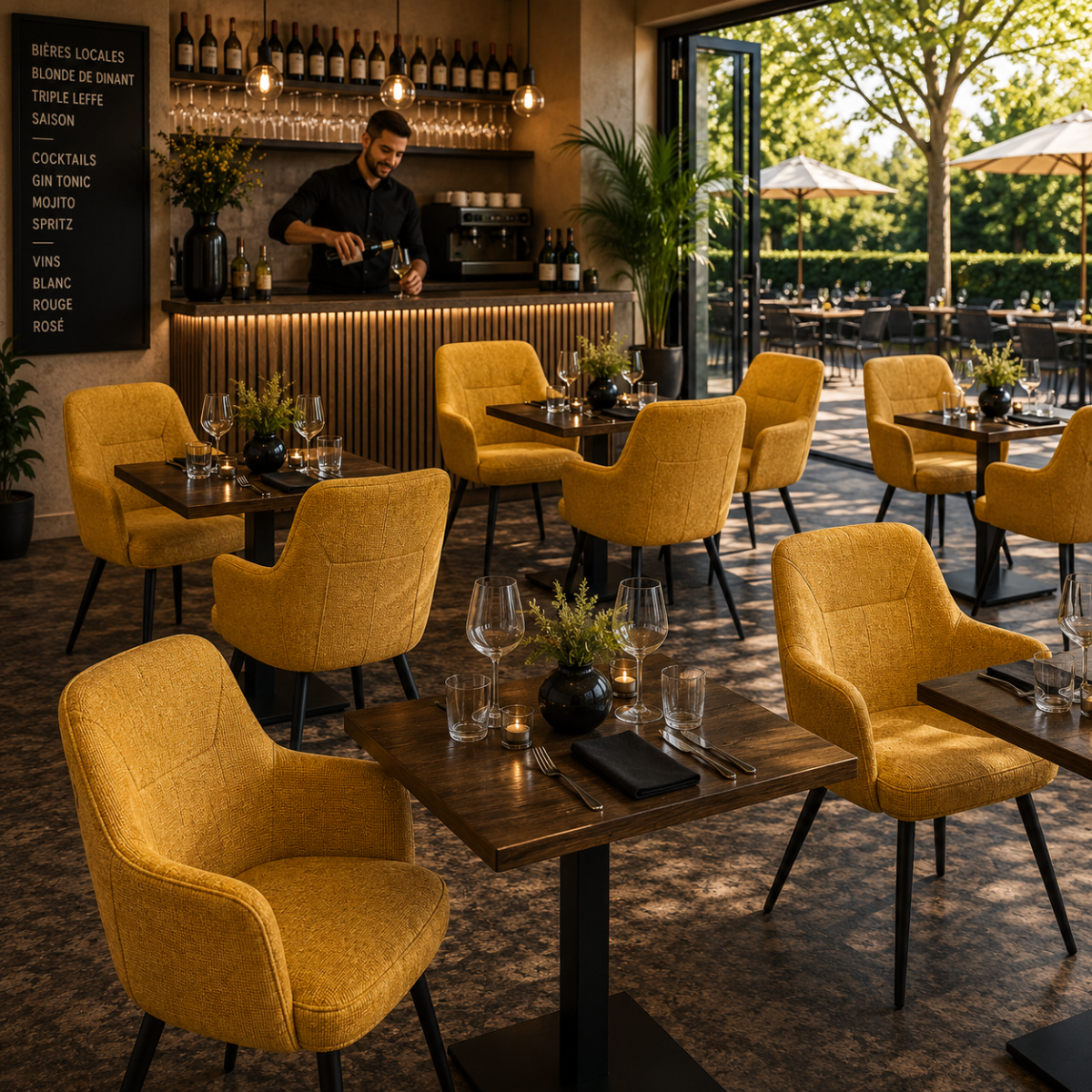 Horeca-Armstoel-AVRIL-oker-Stof-new-10