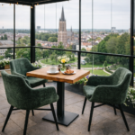 Horeca-Armstoel-JESSICA-hunter-Stof