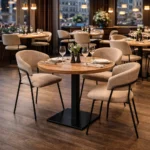 Horeca-Armstoel-LUUK-Klei-Elite-Stof