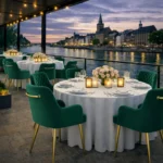 Horeca-Armstoel-LUXOR-groen-Velvet-Fluweel