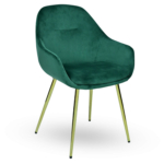 Horeca-Armstoel-OSLO-Groen-Velvet-Fluweel