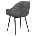 Chaise de Restaurant Avec Accoudoirs - OSLO - Velours Olive – Image 7