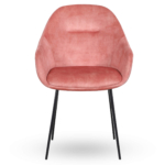 Horeca-Armstoel-OSLO-Roze-Velvet-Fluweel-V