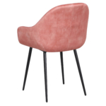 Horeca-Armstoel-OSLO-Roze-Velvet-Fluweel-ZA