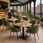 Horeca-Armstoel-TERA-hunter-Velvet-Fluweel