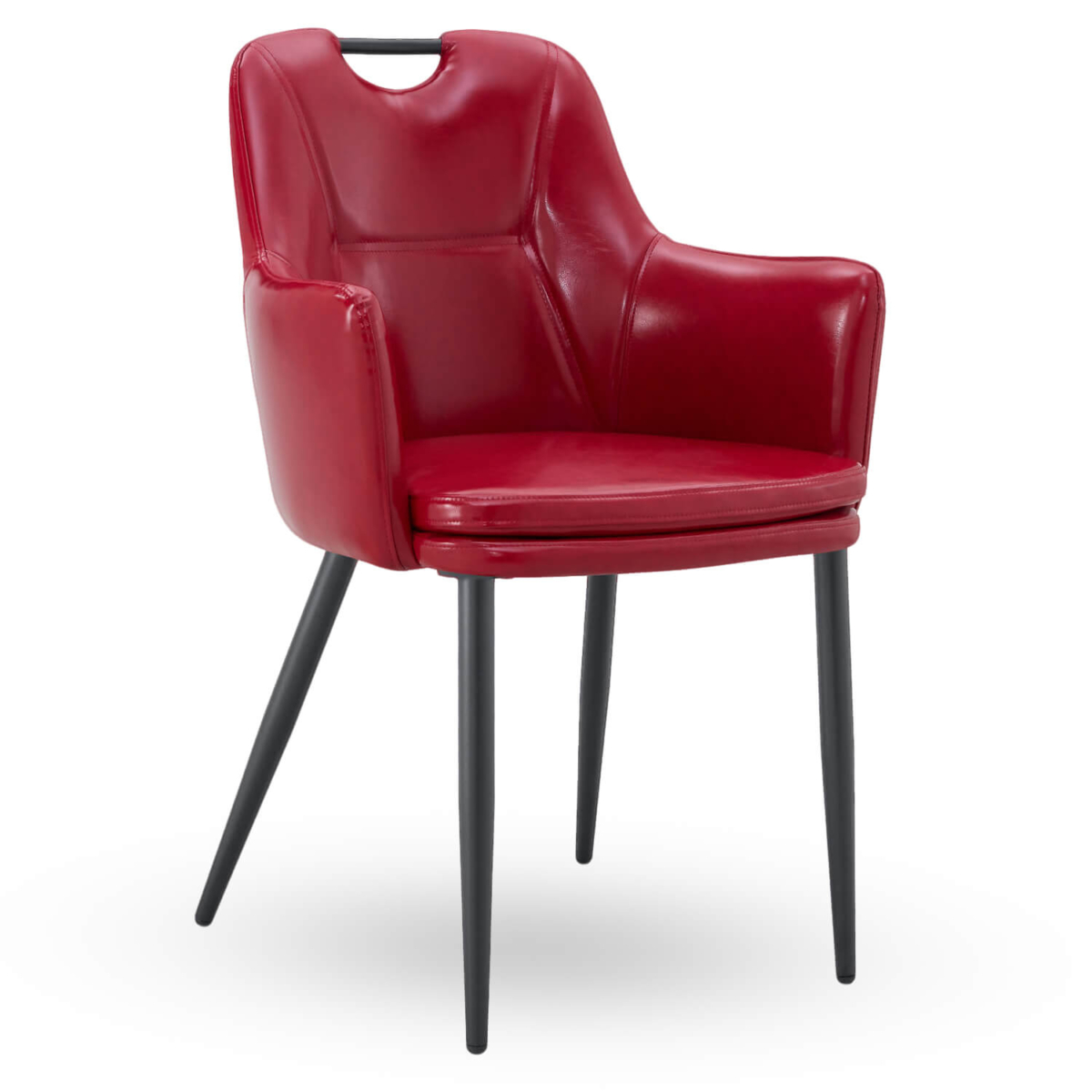 Horeca-Armstoel-VICTORIA-Bordeaux-Kunstleer Horeca-Armstoel-VICTORIA-Bordeaux-Kunstleer