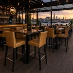 Horeca-Houten-Barstoel-JARNO-ary-cognac-Kunstleer