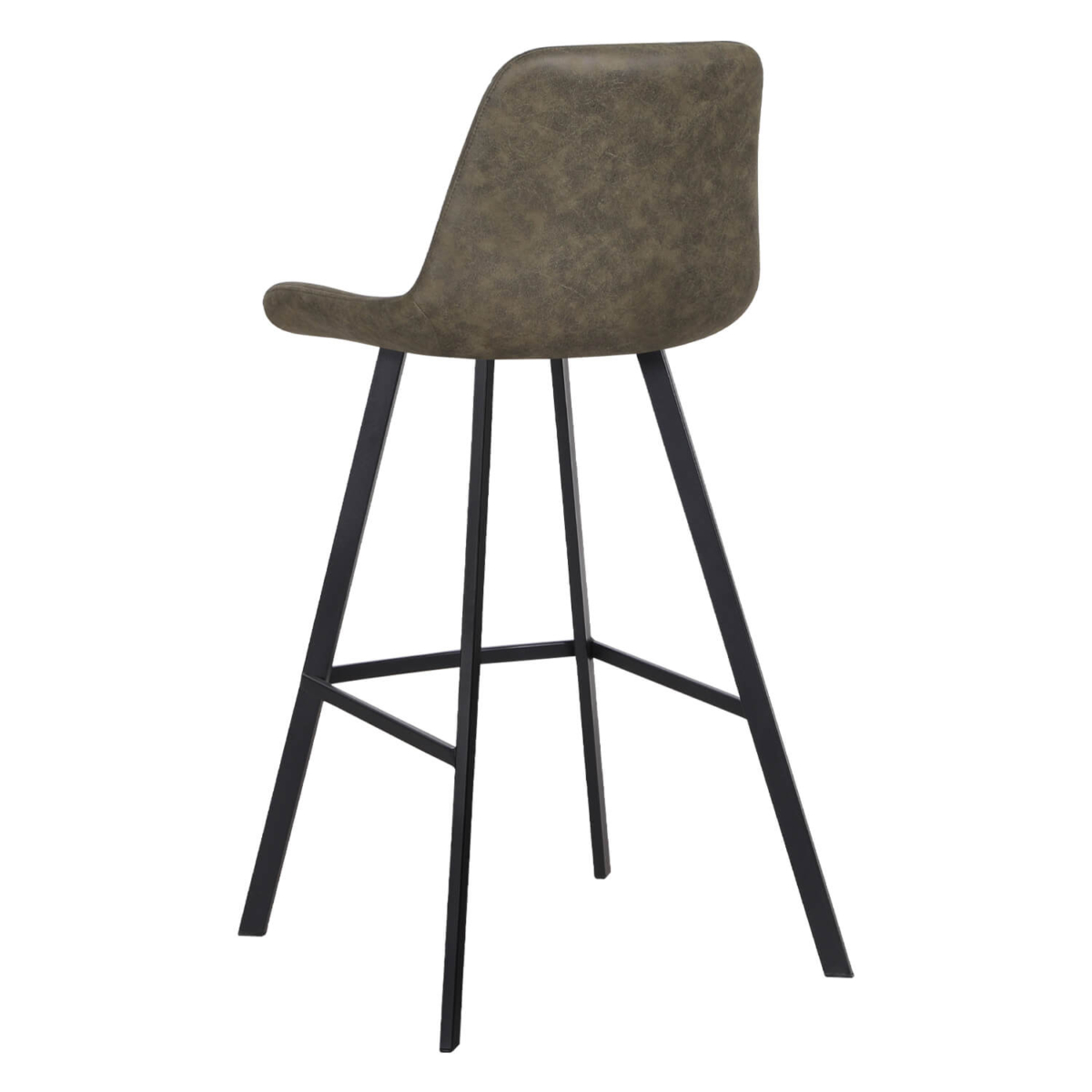 Horeca-Metalen-Barstoel-EMPERIO-Olijf-Vintage-Microvezel-ZA