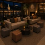 Horeca-Poef-Vierkant-cognac-Microvezel