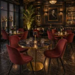 Horeca-Stoel-CARA-bordeaux-Velvet-Fluweel