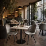 Horeca-Stoel-CARA-grijs-Velvet-Fluweel