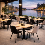 Horeca-Stoel-CARA-zwart-Velvet-Fluweel
