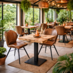 Horeca-Stoel-ELITE-Cognac-Kunstleer