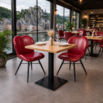 Horeca-Stoel-ELITE-bordeaux-Kunstleer