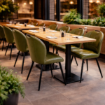 Horeca-Stoel-ELITE-olijf-Kunstleer