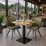 Horeca-Stoel-ELITE-olijf-Kunstleer