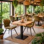 Horeca-Stoel-ELITE-olijf-Kunstleer