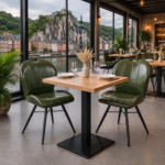 Horeca-Stoel-ELITE-olijf-Kunstleer