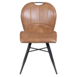 Chaise de Restaurant - ELITE - Simili Cuir Vintage Cognac – Image 4