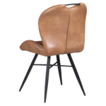 Chaise de Restaurant - ELITE - Simili Cuir Vintage Cognac – Image 6