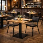 Horeca-Stoel-GUSTO-zwart-Kunstleer