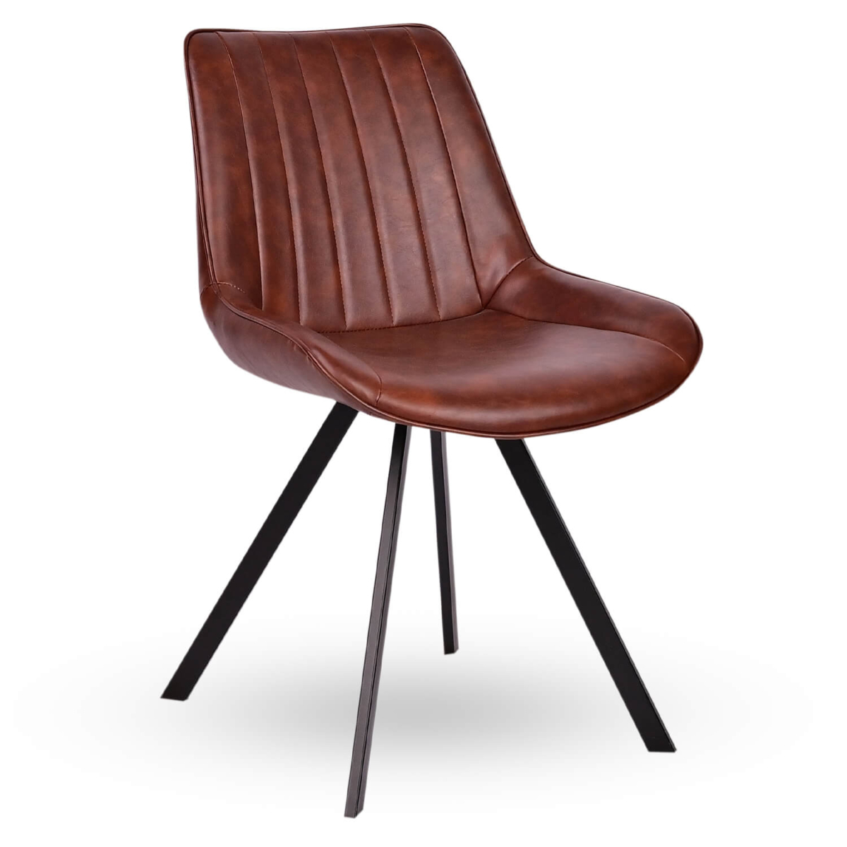 Horeca-Stoel-HERCULES-Bruin-Kunstleer Horeca-Stoel-HERCULES-Bruin-Kunstleer