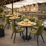 Horeca-Stoel-JADI -hunter-Velvet-Fluweel