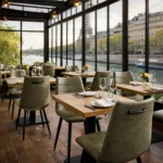 Horeca-Stoel-KENZA-olijf-Kunstleer