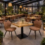 Horeca-Stoel-MIRACLE-cognac-Microvezel