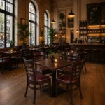 Horeca-Stoel-RIVA-brown-Kunstleer-new