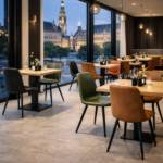 Horeca-Stoel-SPECTRA-olijf-Kunstleer