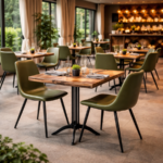 Horeca-Stoel-SPECTRA-olijf-Kunstleer