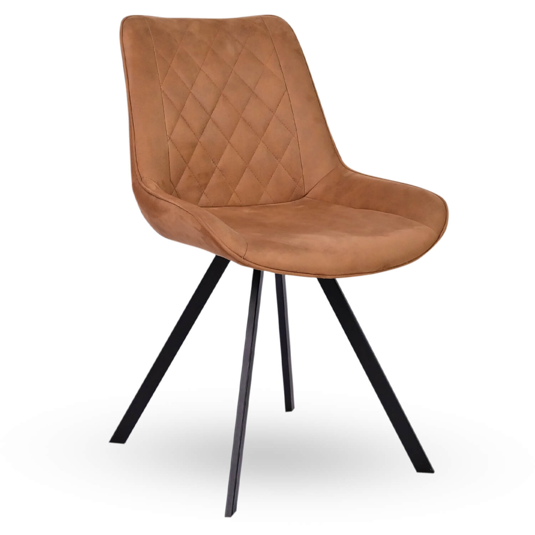 Horeca-Stoel-TES-DIAMOND-Cognac-Vintage-Microvezel