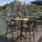 Horeca-Terras-Bar-Armstoel-MILANO-Bruin-Kunststof
