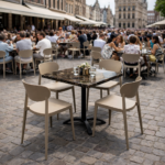 Terrasstoel-LUGANO-Stapelbaar-Taupe-Kunststof