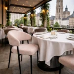 Horeca-Armstoel-BLISS-klei-Elite-Stof