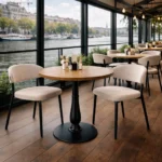Horeca-Armstoel-BLISS-klei-Elite-Stof-model-1