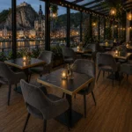 Horeca-Armstoel-FLORE-Antraciet-Velvet-Fluweel