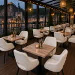 Horeca-Armstoel-FLORE-creme-boucle