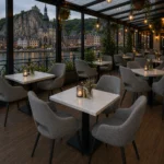 Horeca-Armstoel-FLORE-grijs-boucle