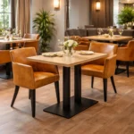 Horeca-Armstoel-OMEGA-cognac-kunstleer-model-1