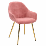 Horeca-Armstoel-Velvet-Fluweel-Oslo-Oud-Roze