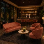 Horeca-Lounge-bank-MARGARITA-Koper-Velvet-Fluweel-new