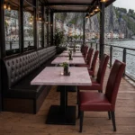 Horeca-Stoel-ROKO-Bordeaux-Kunstleer